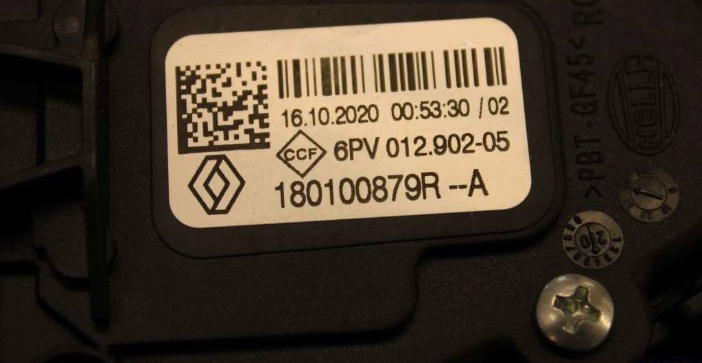 Renault Captur II Assemblage pédale – Image 3