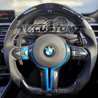 BMW Carbon Fibre LED Steering Wheel