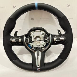 Half Alcantara BMW Flat Bottom Steering Wheel for BMW F30 F10 F20 F22 F90 F82