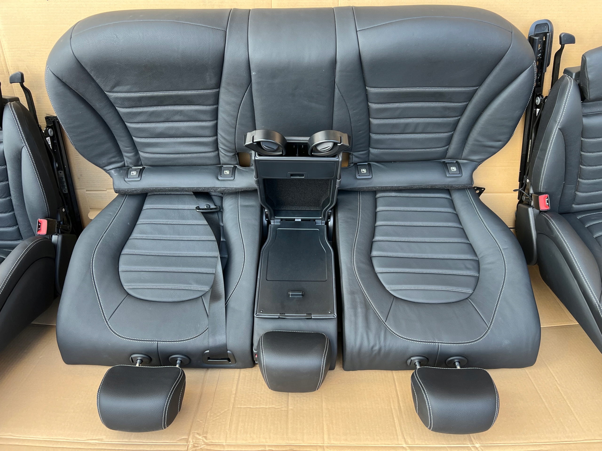 Intérieur cuir Mercedes GLC X253 2014–2019 sièges avant arrière complet – Image 6