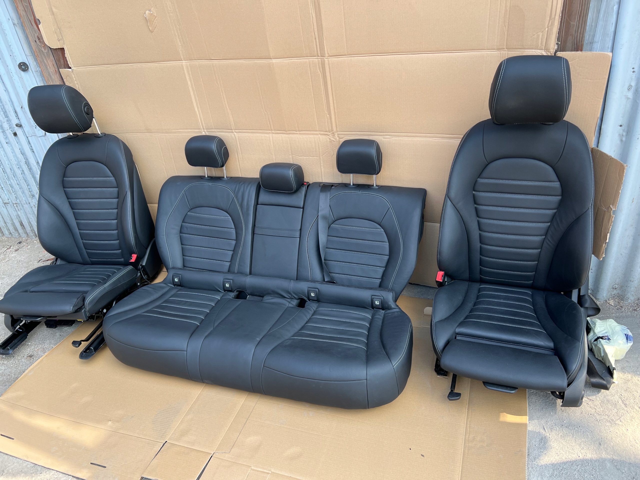 Intérieur cuir Mercedes GLC X253 2014–2019 sièges avant arrière complet