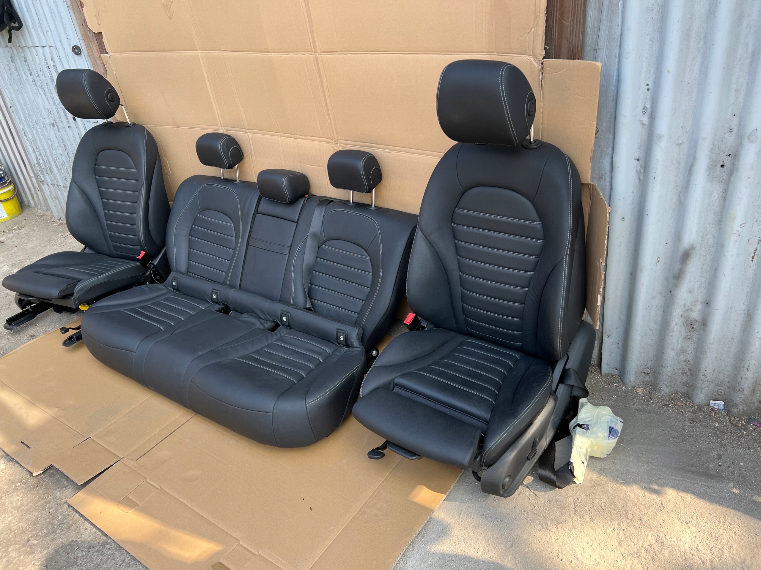 Intérieur cuir Mercedes GLC X253 2014–2019 sièges avant arrière complet – Image 12