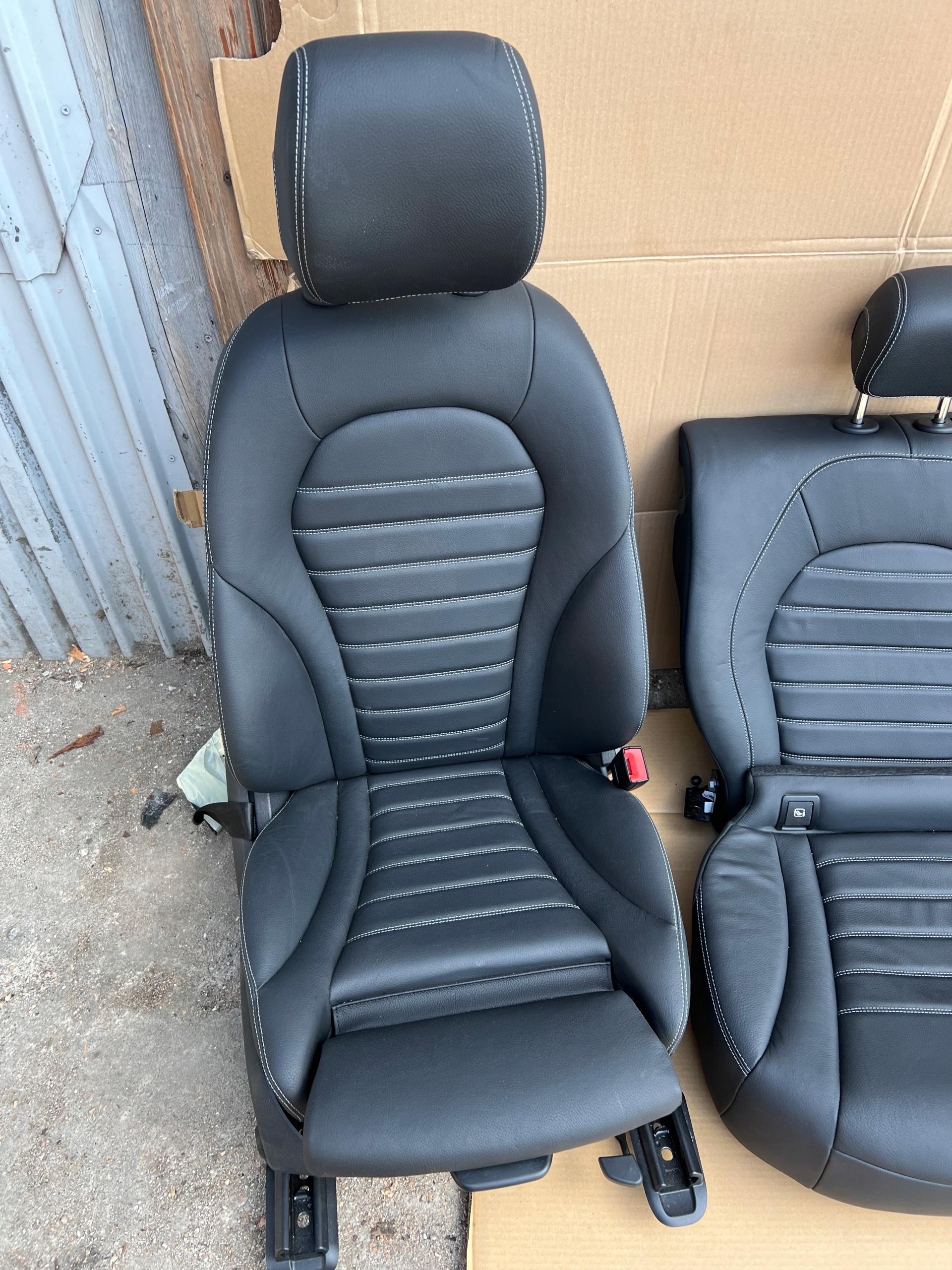 Intérieur cuir Mercedes GLC X253 2014–2019 sièges avant arrière complet – Image 9