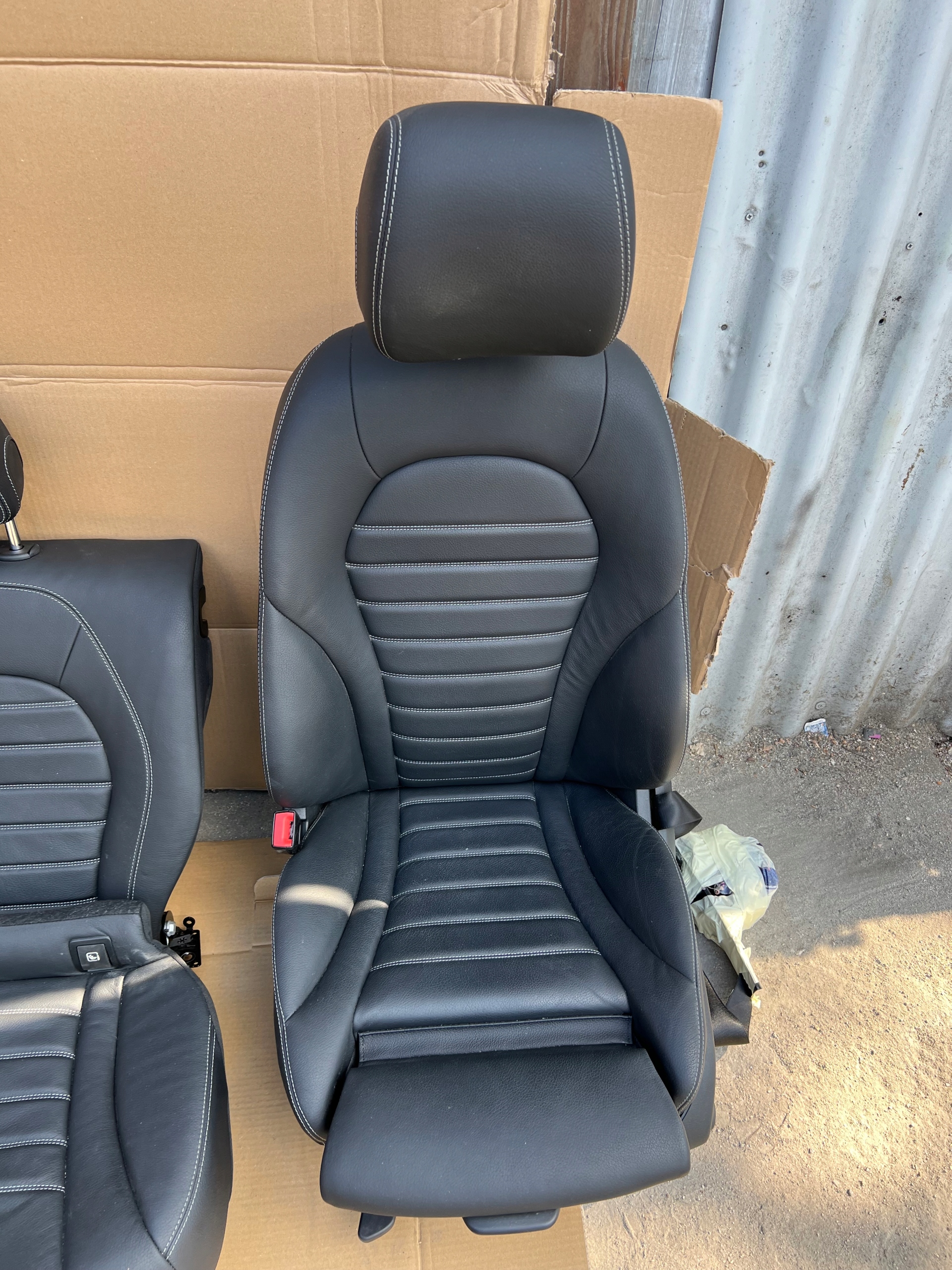 Intérieur cuir Mercedes GLC X253 2014–2019 sièges avant arrière complet – Image 8