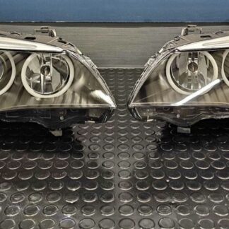 BMW E60 Custom Headlights Left & Right Set – LED Angel Eyes Retrofit OEM Style 2003-2010