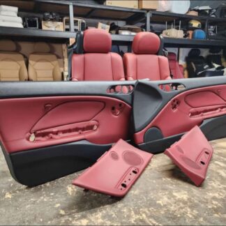 BMW E46 M3 Convertible Imola Red Interior Complete Set – Restored OEM Seats Front & Rear