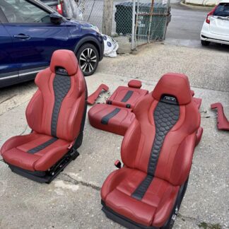 2020-2023 BMW X5M F95 Complete Red/Black Leather Interior – Heated, Cooled & Massage Front/Rear Seats OEM