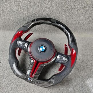 BMW F Series (2011–2019) M Sport Carbon Steering Wheel – Alcantara, Paddle Shift, Multifunction