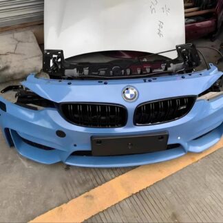 BMW 3 Series F30/F31 Blue LCI M Performance Front Bumper (2015–2019) – Yas Marina Blue B68 – Complete OEM