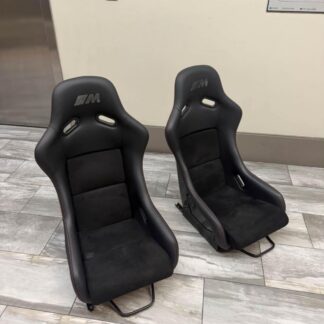 BMW F8X M3/M4 (2014–2020) Carbon Fiber Bucket Seats – With Rails & Sliders – Racing Style