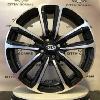 Set 4 Jantes en Alliage Compatible Kia Rio 16 " Nouveaux + 4 Pneus 195/55r16
