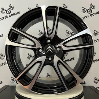 Set 4 Jantes Alliage GMP ASTRAL BD 16" 6,5J Noires Diamantées 108 PCD ET25